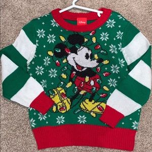 Toddler Mickey Mouse Disney Christmas Sweater